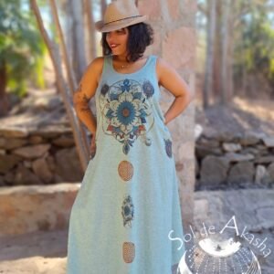 Vestido largo Musculosa en modal