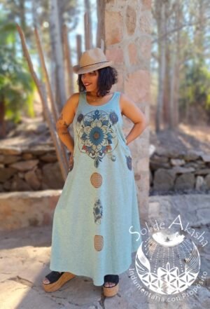 Vestido largo Musculosa en modal